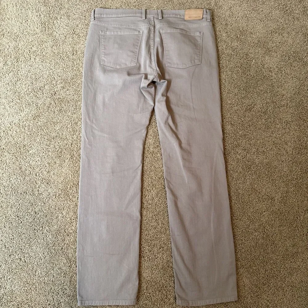 Mott and Bow Slim Mercer Jeans Mens Size 38x34*‎ Straight Denim Tan Beige